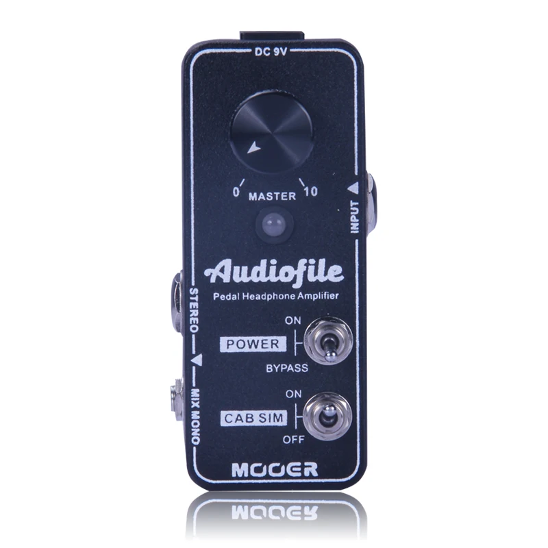 

MOOER Audiofile Headphone Amplifier Effect Pedal Built-in Analog Speaker Cabinet Simulation True Bypass Full Metal Shell