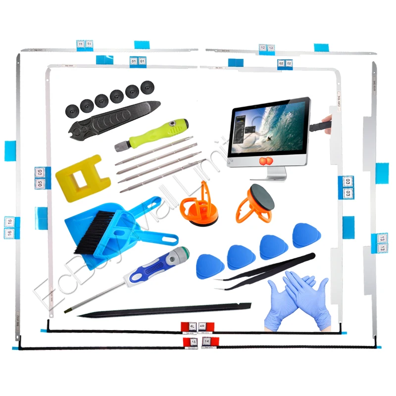 

076-1437 076-1422 A1418 A1419 Upgrade A2116 A2115 HDD Replacement SSD Display Tape/Adhesive Strip/open LCD tool for iMac 27"21.5