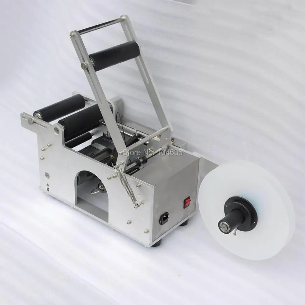 MT-50 Hiệu Quả Cao Chai Nhãn Máy 20-50 pcs/phút Bán Tự Động Chai Tròn Máy Ghi Nhãn Mác Nhãn Applicator