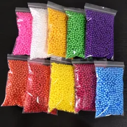 7-9mm 13g Rainbow Bleeding Mini Colors Styrofoam Beads For Slime Foam Balls Decorative Ball DIY Craft Supplies TOYS BEAD