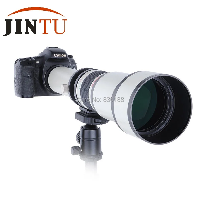 JINTU 650-1300mm f/8-16 Super Telephoto Zoom Lens for Fuji Fujifilm X Mount X-E2 X-E1  X-T100 X-T10 X-T1IR X-T1 X-T20 Camera