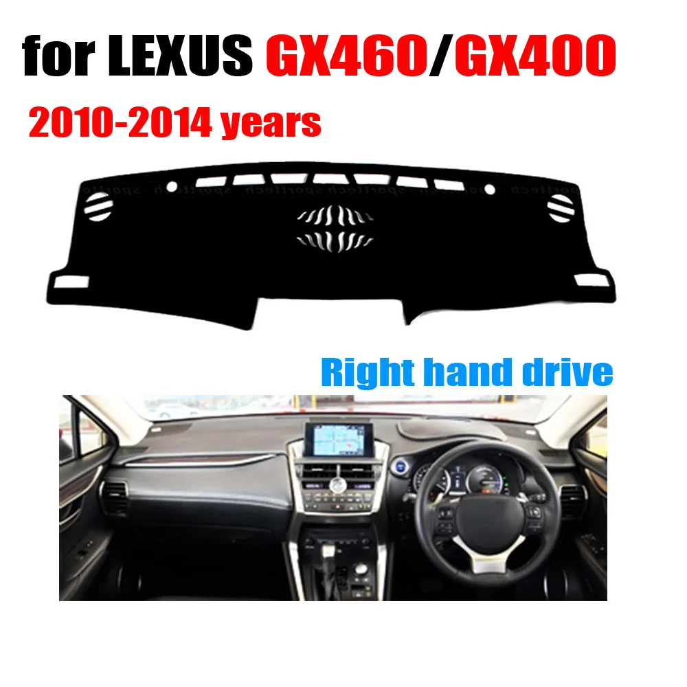 Car dashboard cover For LEXUS GX460 GX400 2010-2014 years Right hand drive dashmat pad dash covers auto dashboard accessories