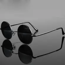 Vintage Round Polarized Sunglasses for Men Women #2