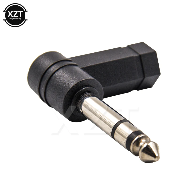 90 Degrees Speaker Audio Adapter 3.5mm Female to 6.35/6.5mm 1/4