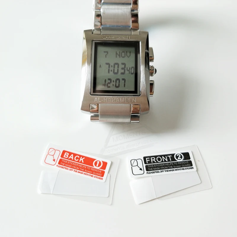 Protective Film for Azan AL HARAMEEN ALFAJR Watch WS-06 WL-08  Wristwatch 6287 6208  Hydrogel Soft TPU Protector 50 Pieces