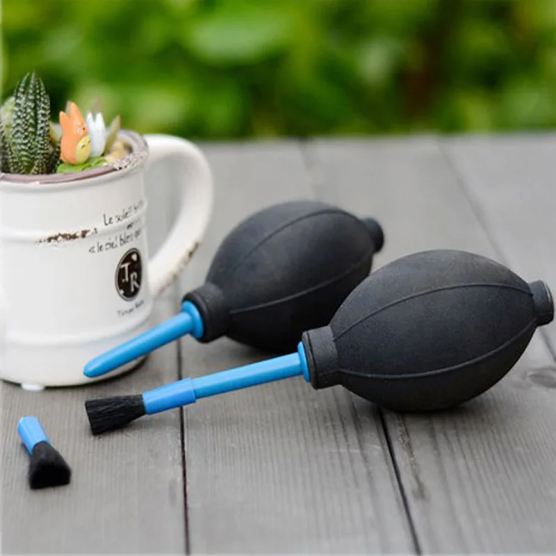 10 Stks/partij 2 In1 Camera Lens Clearing Pak Kit Set Reiniging Bursh + Schone Lucht Blower