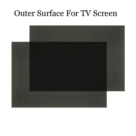 50 개/몫 도매 새로운 32 인치 0 도 매트 715MM * 403MM LCD 화면 편광판 편광 필름 시트 TFT TV 모니터