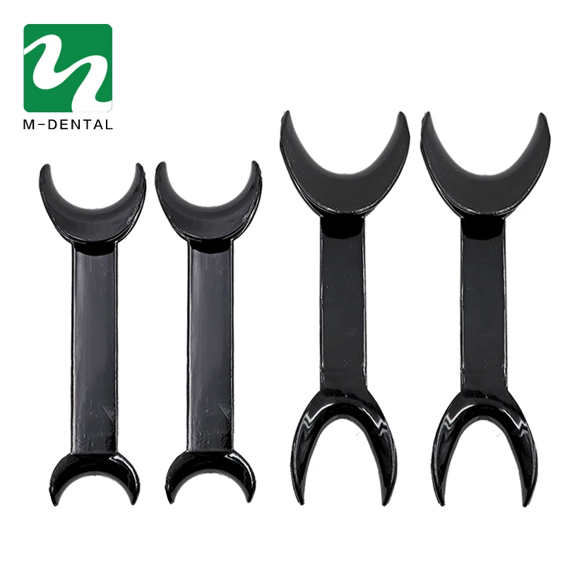 4PCS(2pcs Large+2pcs Small)Double Head T-Shape Intraoral Cheek Lip Retractor Opener Dental Tool Orthodontic Teeth Mouth Material