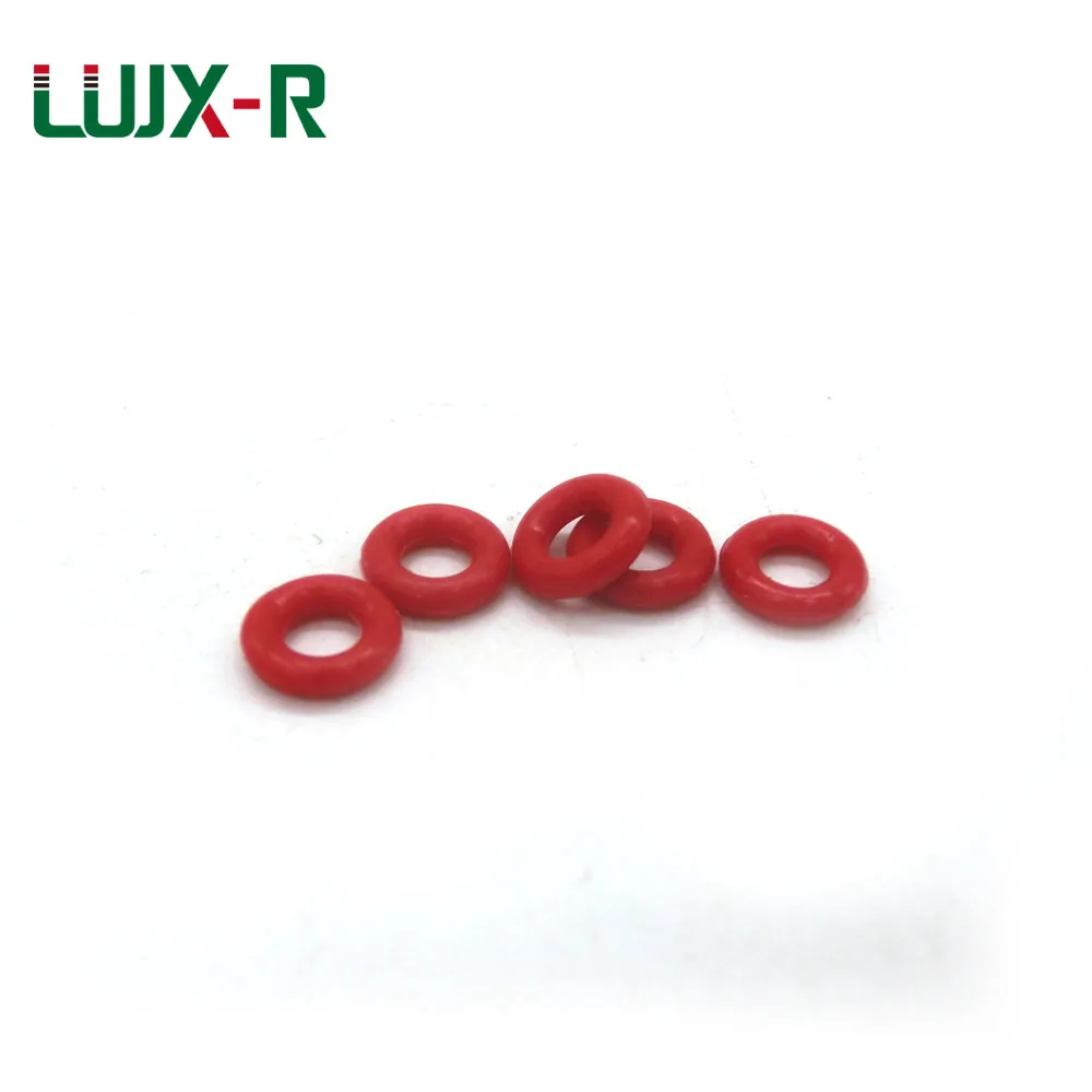 LUJX-R 20pcs O Ring Seal Thick 1.5mm Red Silicone Sealing Ring 4.5 5 6.5 8 9 9.5 10 11 12 14 15 16 18 19 20 22mm Silicon Gasket