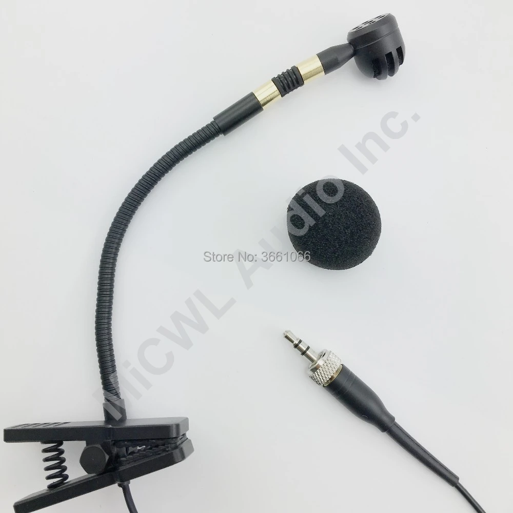 برو الساكسفون الكمان البوق أداة ميكروفون ل Sennheiser G1 G2 G3 اللاسلكية 3.5 مللي متر قفل جاك Shure ULX SLX AKG Samson