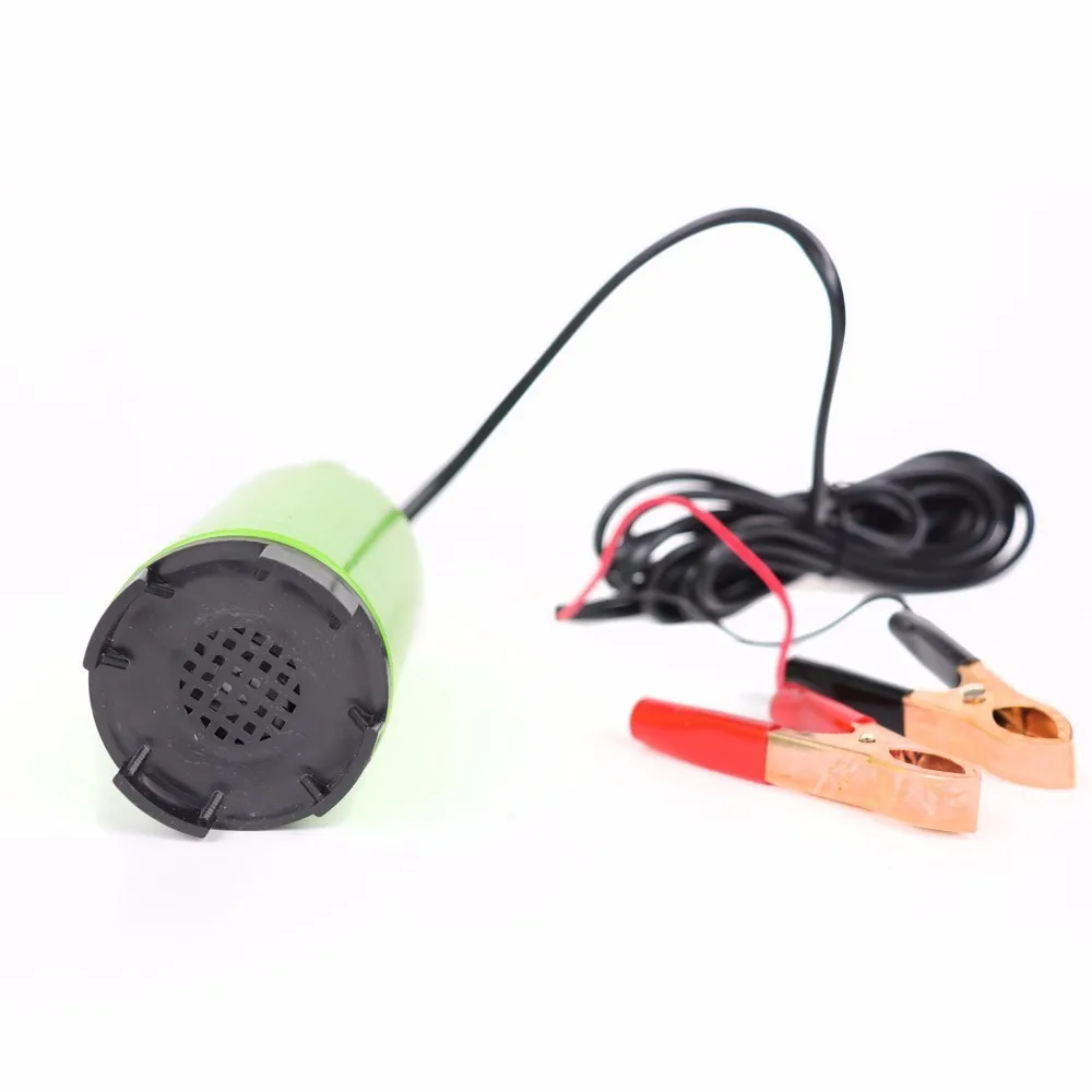 DC 12V/24V 30L/min 19mm hose,Plastic Submersible Electric pump for diesel/oil/water/fuel transfer,with Switch,12 24 v volt