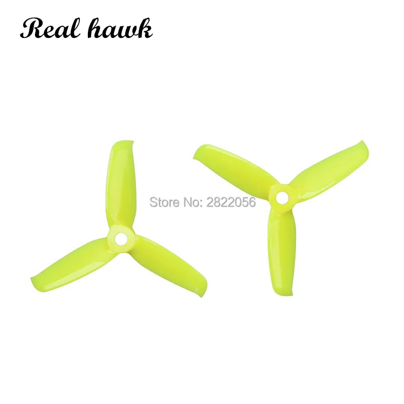 2pair 6 colors Gemfan 3052 3.0x5.2 FPV PC 3 propeller Prop Blade CW CCW shaft through the machine more special motor 1306-1806