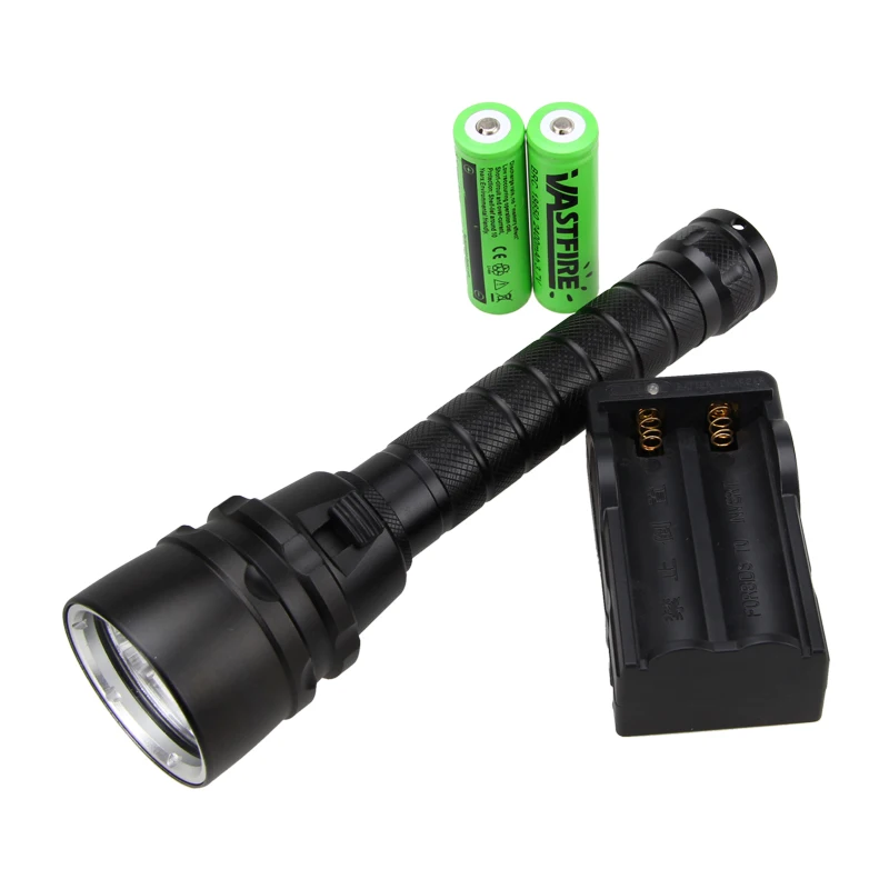 Imagem -06 - Mergulho Lanterna 5xled Max 1500 Lumens Luz de Mergulho Subaquática 100 Metros Tático Handheld Luz Scuba Mergulho Tocha