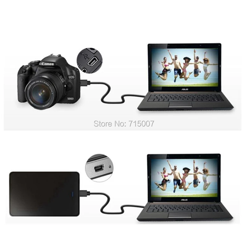 Mini USB кабель для быстрой зарядки и передачи данных для MP3 MP4 плеера автомобиля DVR камеры Mini USB