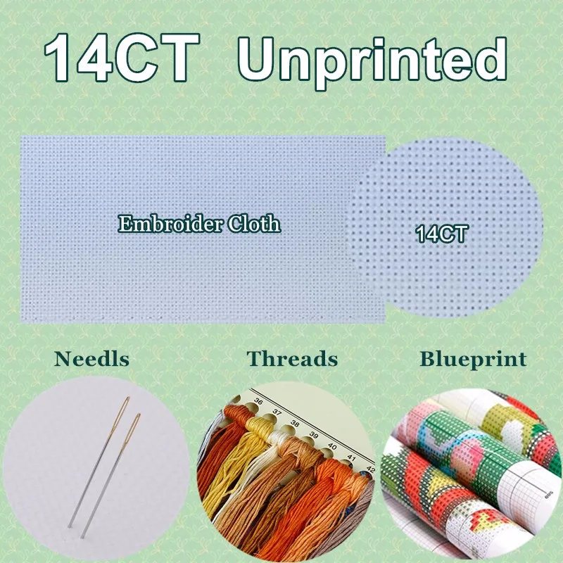 Embroidery Counted Cross Stitch Kits Needlework - Crafts 14 ct DMC Color DIY Arts Handmade Decor - Reading by the Window