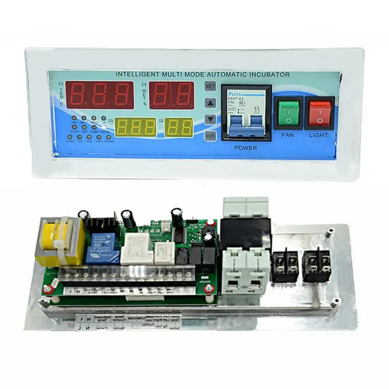 

Full Automatic Egg Incubator Controller Multifunction Controller Temperature Humidity Sensors Egg Hatcher Controller XM-18E