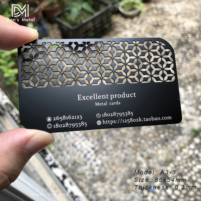 High-grade metal business card stainless steel membership card custom stainless steel business card metal card custom