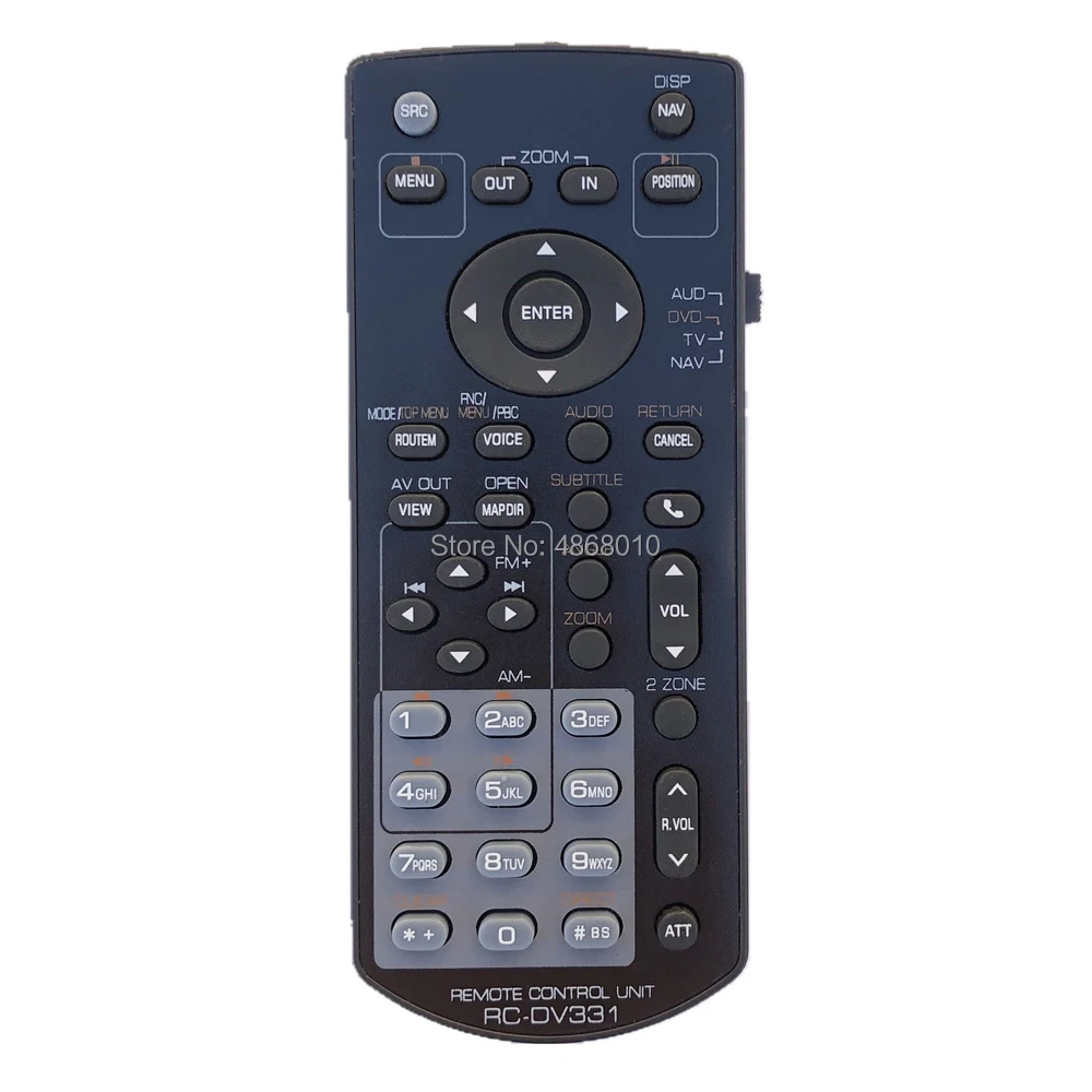 New replacement Remote RC-DV330 RC-DV331 for KENWOOD RECEIVER DNX5190 DNX6180 DNX7020EX Controle Fernbedienung