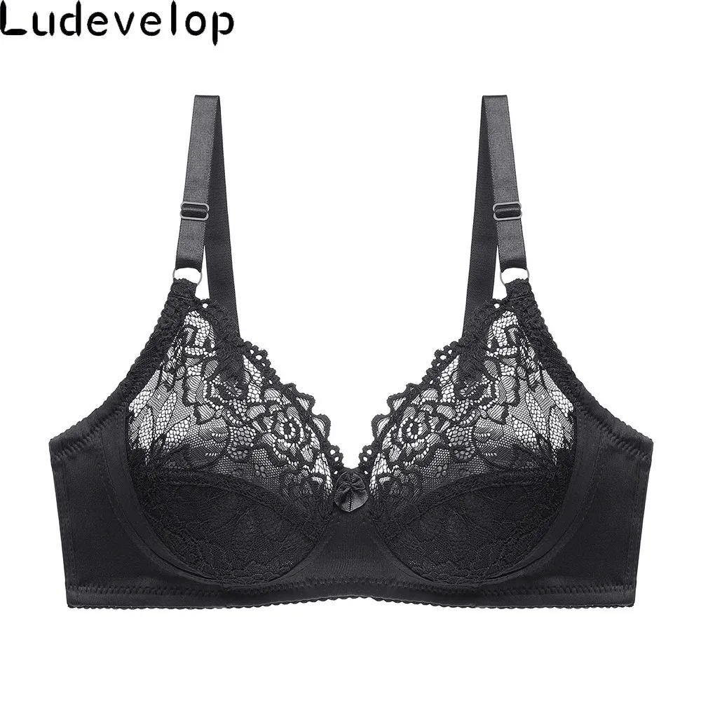 

Sexy Lace Women Bra Plus Size B C Big Size Bralette Ultrathin Pure Cotton Brassiere Underwear Dropshipping