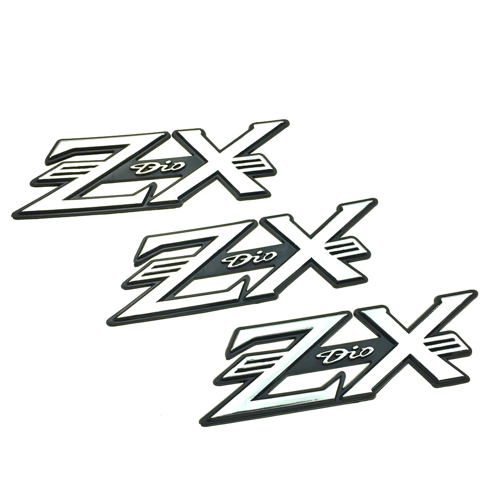 Gold Silver 3D Motorcycle Decals for HONDA DIO ZX