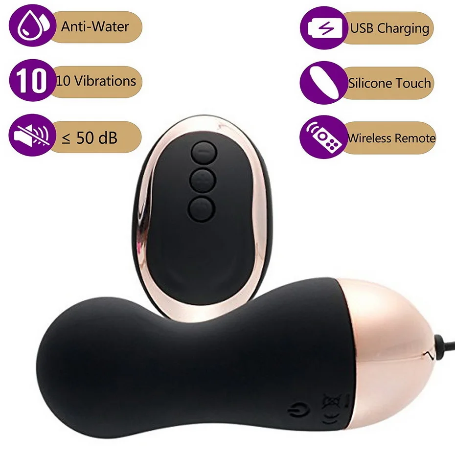 Wireless Remote Control Vibrator Adult Sex Toy Powerful Bullet Vbrating Egg Product for Women Kegel Ball Erotic Massage