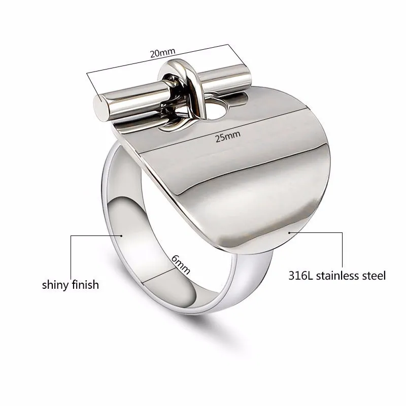 Seymour Model Ring Narrow Ring Silver Color High Quality Stainless Steel Men and Women Ring Size 6 7 8 9 10 11