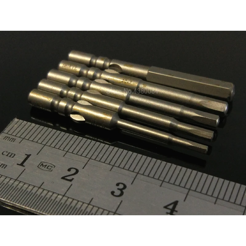 5Pcs Set 40MM Magnetic HEX Screwdriver Drill Bits Dia 4mm Round Shank Electric Screw Driver S2 Power Hand Tools For 800, 3C