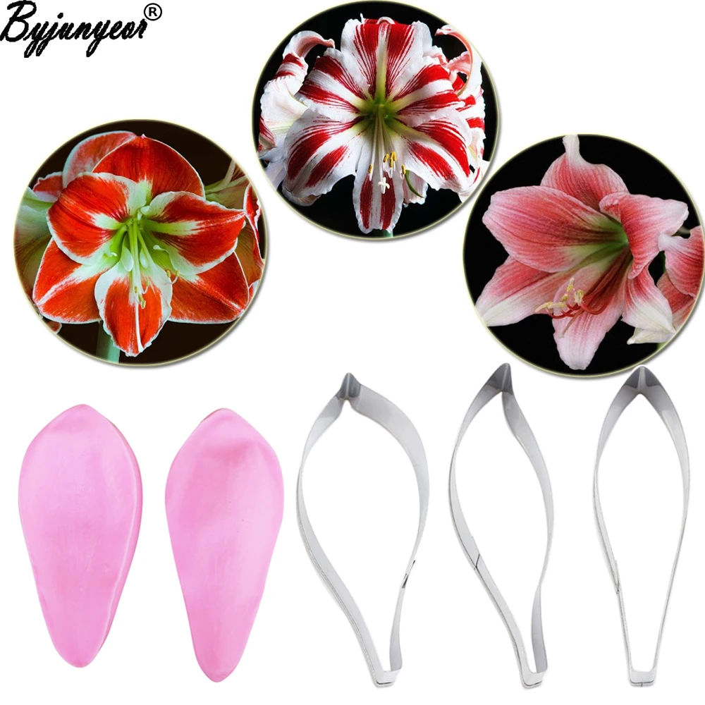 Magnolia Veiner and Cutters Multifunction Gum Paste Sugarcraft Amrylis Clay Sugarcraft Cake Decorating Tools CS233