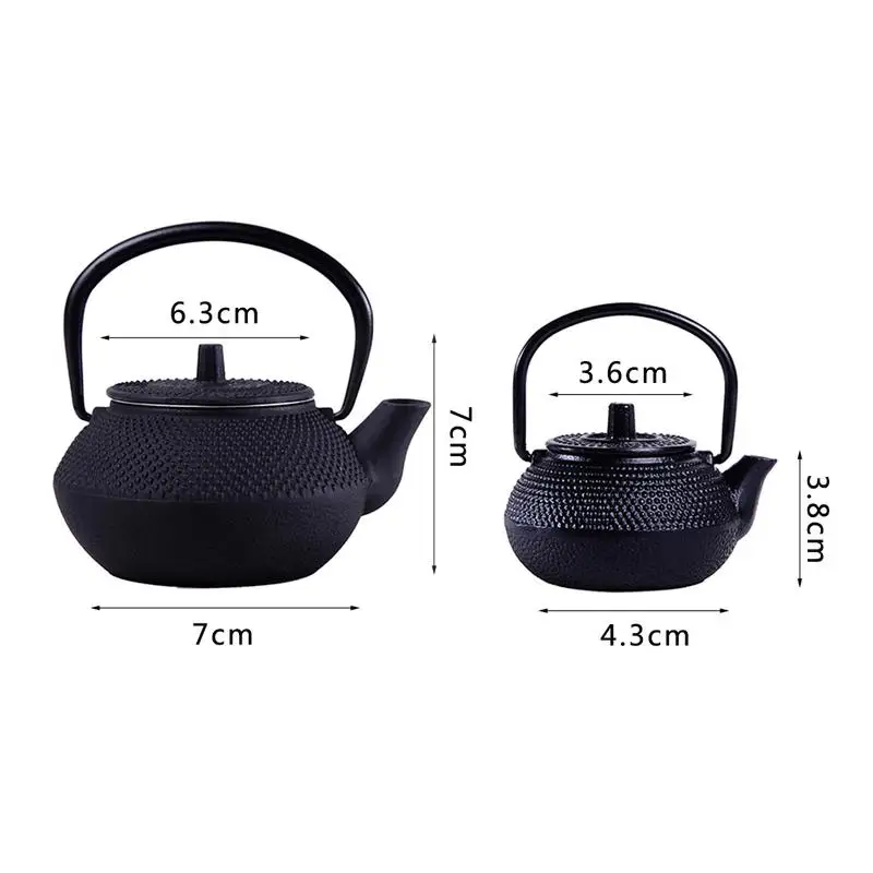 Iron Tea Pot Iron Teapot Tea Kettle For Boiling Water Oolong Tea 50/300/800ML Teaware Cooker Water Kettle Chinese Teapot Water