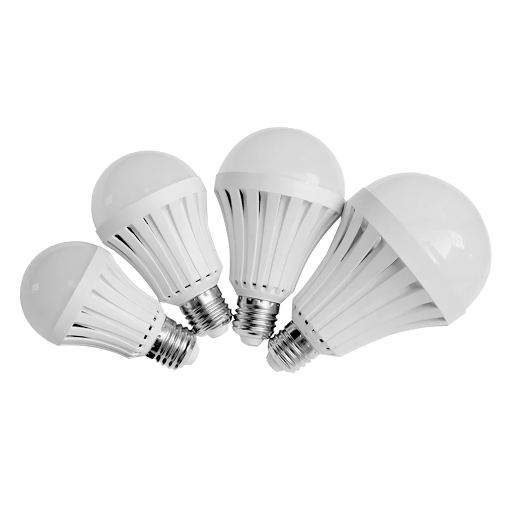 Żarówka awaryjna Led E27 inteligentna lampa 5W 7W 9W żarówka Led 85 V-265 V akumulator oświetlenie lampa zewnętrzna Camping