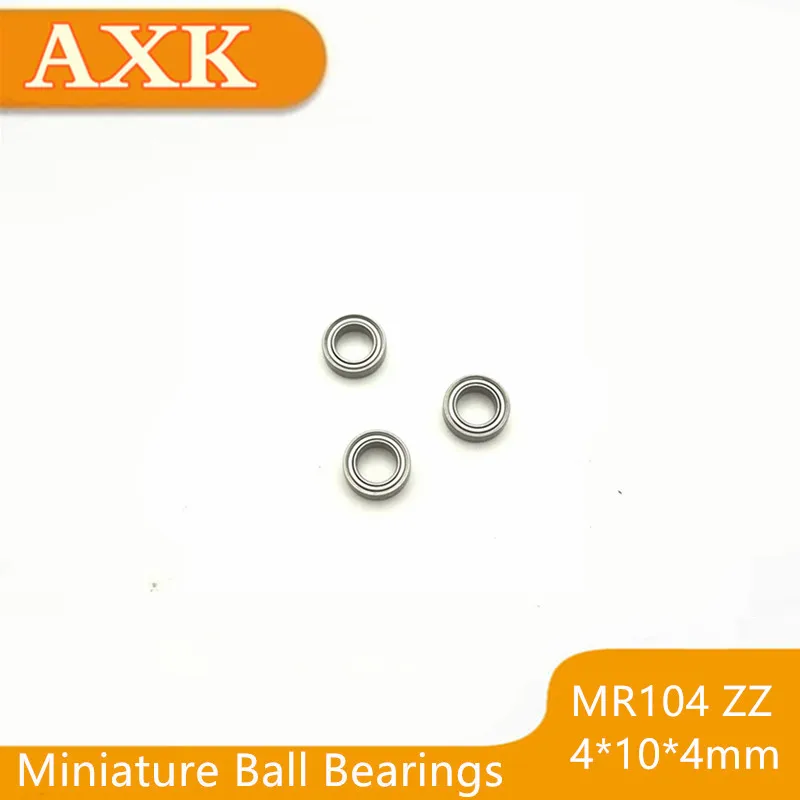 2023 Sale New Mr104zz Bearing Abec-3(10pcs) 4*10*4 Mm Miniature Mr104 Zz Ball Bearings L-1040 X2zz Mr104z