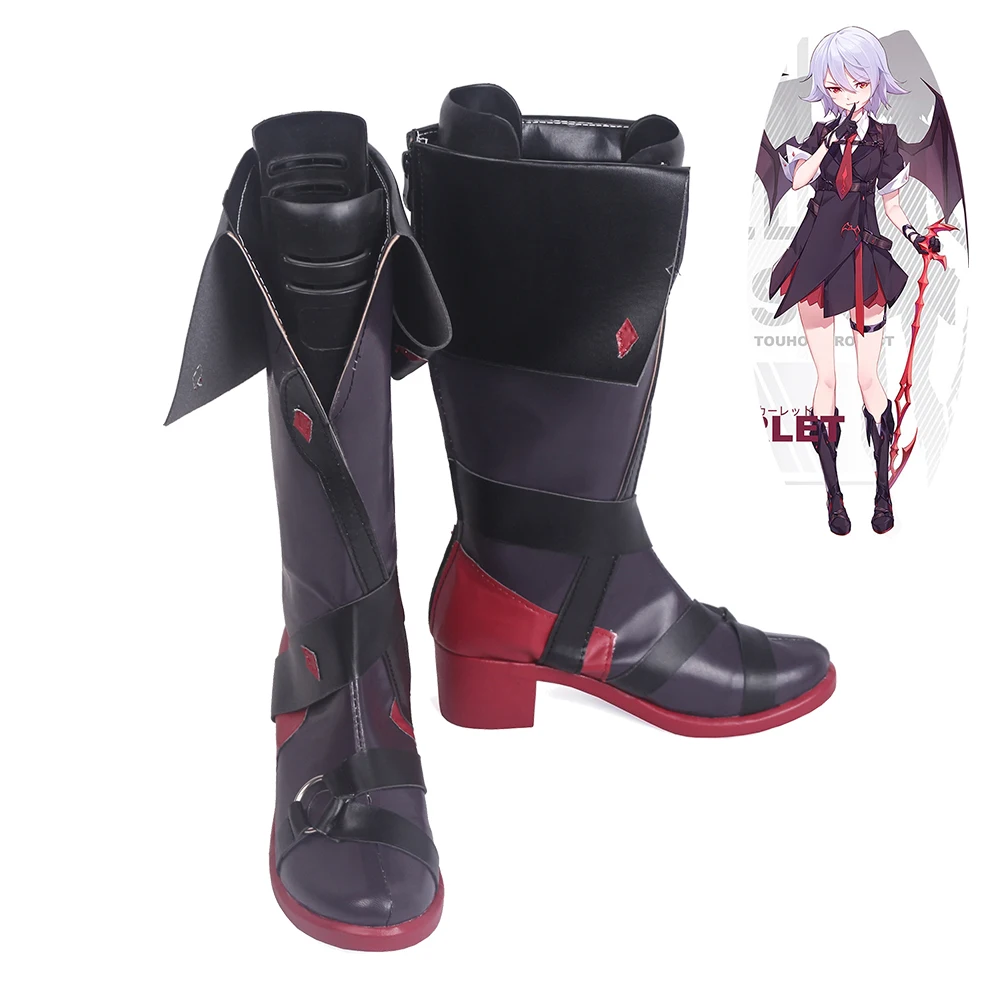 

Touhou Project Remilia Scarlet Cosplay Shoes Women Boots