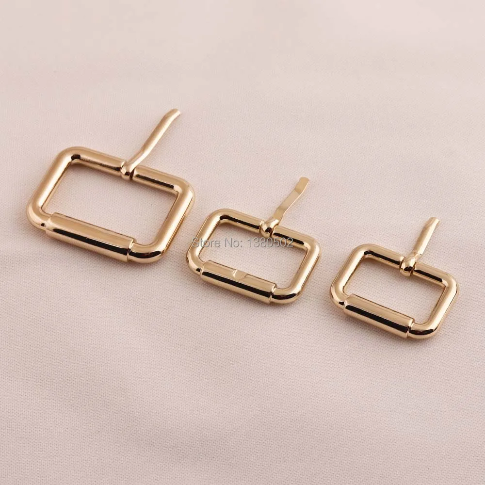 6pcs/lot 23/25/32mm gold color alloy metal Top Quality Pin buckles belt buckle for garment Strap Webbing Diy For women and men