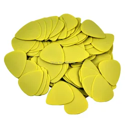 Púas de guitarra Delrin, 100 piezas, mediano, 0,71mm, Plectrums, amarillo, 351