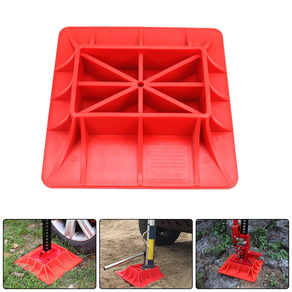 New Offroading Gear Base For Hi Lift Jack PP Hoisting Sinkage Alleviate Jack Hoisting Sinkage Offroad Tough Base Plate 290x290mm