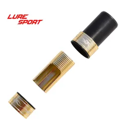 LURESPORT Gold Alu and plastic part Matt Black Grey Alu spin Cast part Reel Seat Rod Building Component Repair DIY Accessory