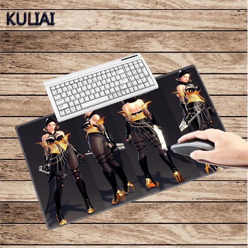 XGZ DIY Custom Speed Edition Big Size Game Mouse Pad Vindictus Gamer Pc Games Video Mouse Pads 30X60 To 40X90 Cm for Surprise