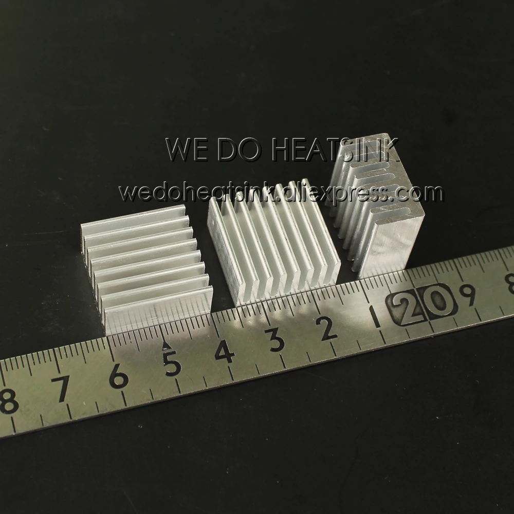 WE DO HEATSINK 20pcs 20x20x10mm 1W 3W 5W LED Power Heat Sink Best Quality Environmental Aluminum 6063 Heatsink For Led