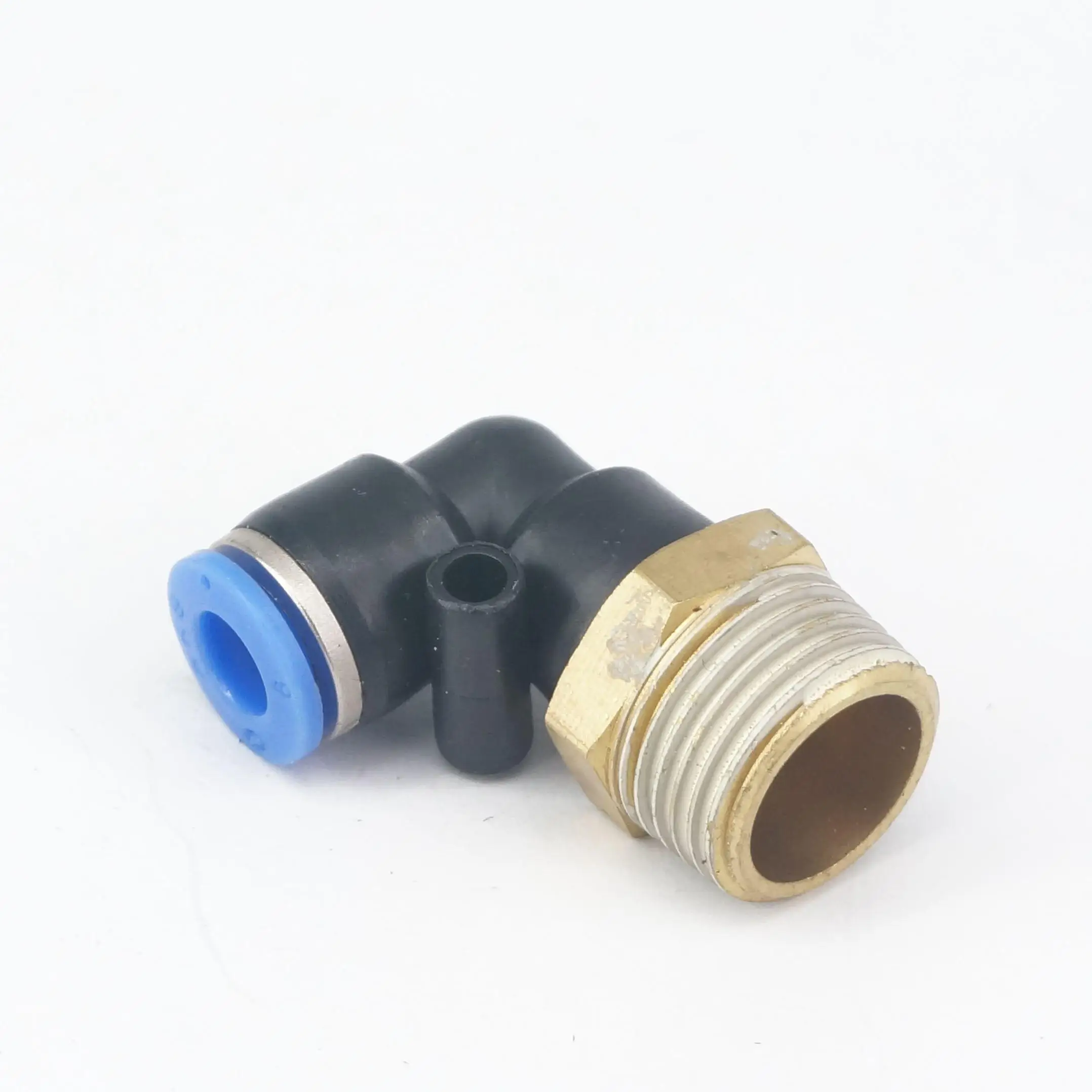 3/8 "BSP ชาย Fit Tube O/D 6 มม.ข้อศอกนิวเมติก PUSH In Connector Union QUICK RELEASE air ฟิตติ้งท่อ