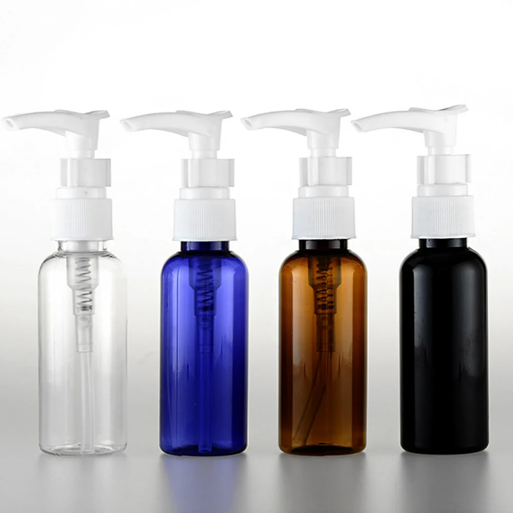 

50ml foam soap pump and bottle cosmetic packaging PET portable plastics bottle pump dispenser