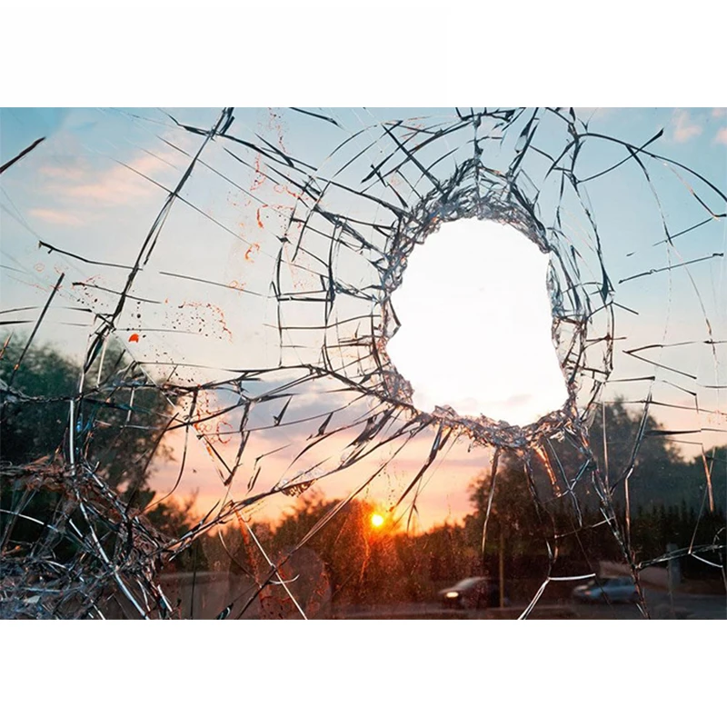 50cmX152cm منتجات جديدة لفيلم نافذة أمان موفر للطاقة ومقاوم للانفجار