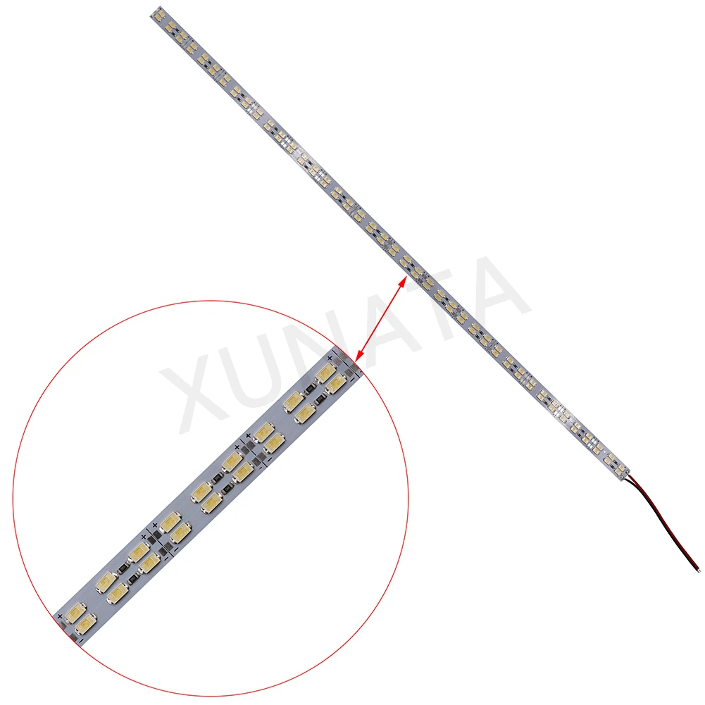 Imagem -04 - Fita Rígida de Alumínio Led Hard Bar Light Lâmpada Branca Fria 5630 50cm 72leds 12v Pcs