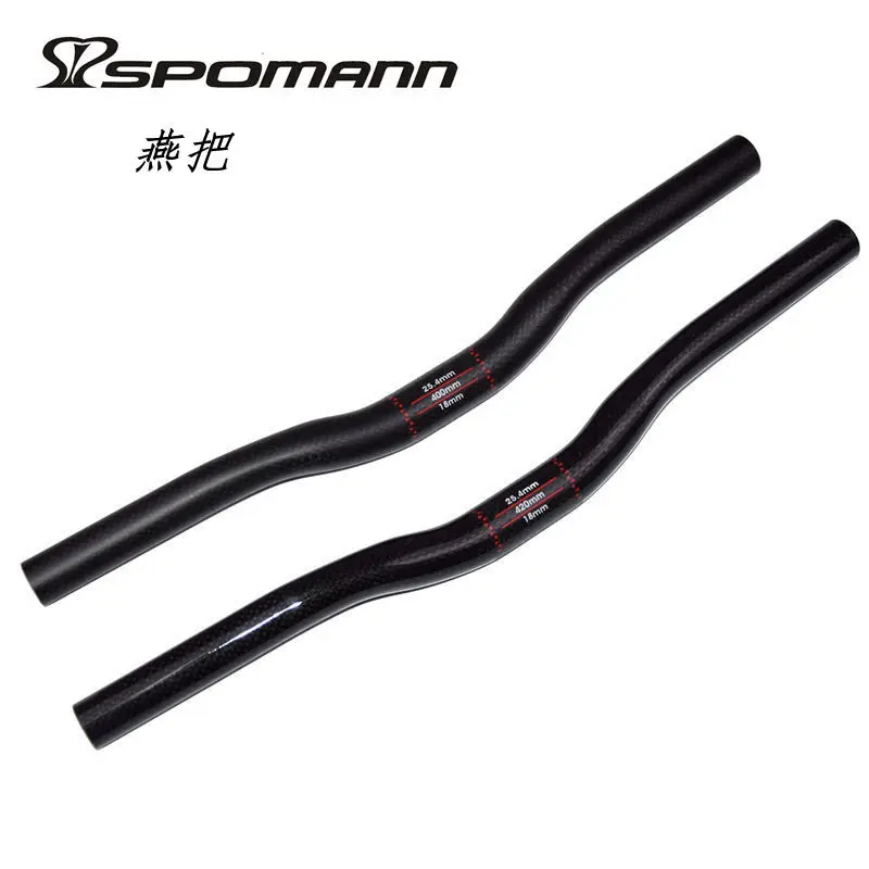 New Slide car scooter push bicycle glossy matt 3K full carbon fibre balance bike carbon handlebars 25.4*400/420/440mm