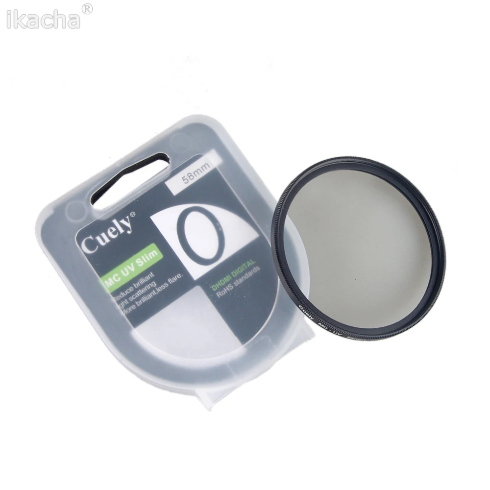 Filtro de cámara MCUV, Protector de lente para Canon, Nikon y Sony, 40,5 49 52 55 58 62 67 72 77 82mm