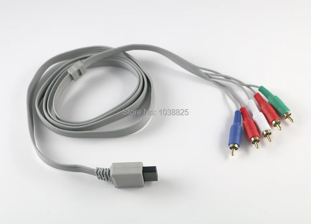 1.8 メートルコンポーネント Av ケーブル高精細 1080i/720 p ハイビジョン AV オーディオアダプタケーブルコードワイヤー 5RCA 任天堂 Wii