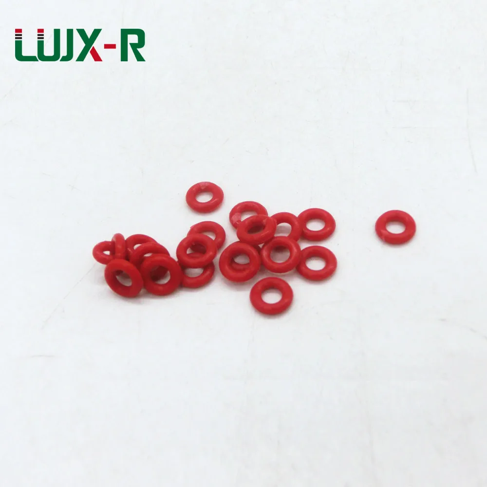 LUJX-R 20pcs O Ring Seal Thick 1.5mm Red Silicone Sealing Ring 4.5 5 6.5 8 9 9.5 10 11 12 14 15 16 18 19 20 22mm Silicon Gasket