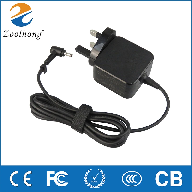 

Zoolhong Factory Direct 19V 1.75A 4.0mm*1.35mm For ASUS Charger Notebook S200E X201E X403M E402 Laptop Power Adapter Charger