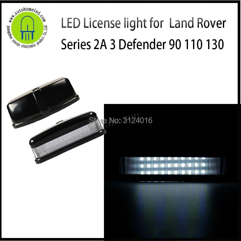 

2X 27SMD Canbus Rear Tag License Number Plate Light With Led Bulb Replacement for Land Rover