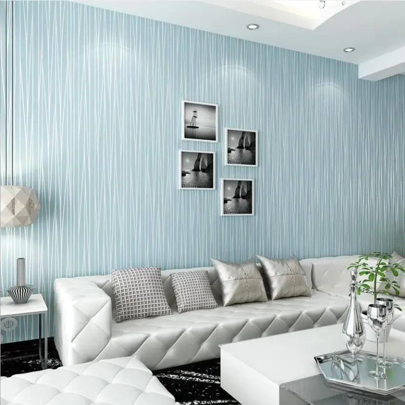 Hot Sale Beautiful Reflective Glitter Stripes Wallpaper Modern Elegant Solid Living Rooms 3d Wallpapers Grey Pink White Ez002