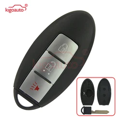 Kigoauto muslimsmart Key Case per Infiniti FX35 EX35 2 pulsanti con Panic 2008 2009 2010 2011 2012